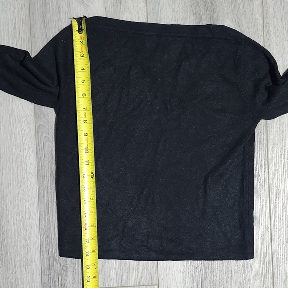 Chic Vintage Y2K Esprit Black Long Sleeve “Boat-Neck” Sweater Top - Size Medium - Picture 8 of 8